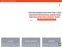Tablet Screenshot of denver-lending.com